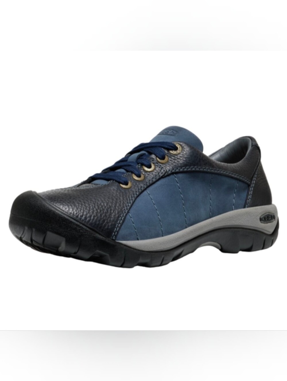 KEEN Presidio Women’s Leather Walking Shoes – Naval Academy/Dark Navy – NIB - Picture 4 of 7